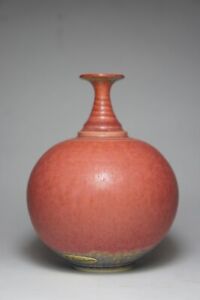 Original Tramhalte Contemporary Pottery Vase with Label