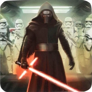 Kylo Ren Star Wars 3D bebida montaña rusa El despertar de la fuerza montaña rusa Star Wars montaña rusa - Imagen 1 de 4