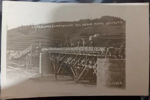 1910 - Rezzoaglio - Cabonne - Costruzione del nuovo Ponte - Picture 1 of 1