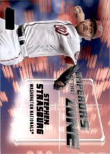 2019 Stadium Club Emperors of the Zone Black #EZ17 Stephen Strasburg /99