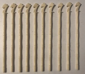 Seagrams 7 Vintage Whiskey Swizzle Stir Stirrer Sticks Tiki Bar Bamboo Lot of 10 - Picture 1 of 2