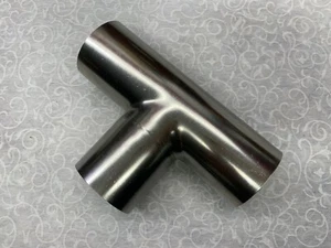 Raccordo per tubi in acciaio inox a T per tubi saldabili 2" - Foto 1 di 4