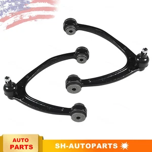 Black 2 Front Control Arms Fit for 07-14 Cadillac Silverado 07-16 GMC Sierra - Bild 1 von 10