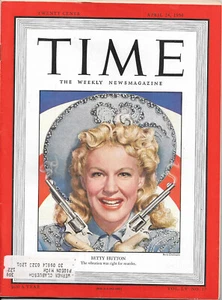 APRIL 24, 1950 TIME MAGAZINE - ACTRESS BETTY HUTTON - NO LABEL - Picture 1 of 1