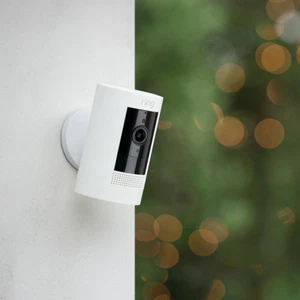 Ring Alarm Stick Up Cam Battery 3rd Gen Wireless 1080p HD Security Camera White - Picture 1 of 13