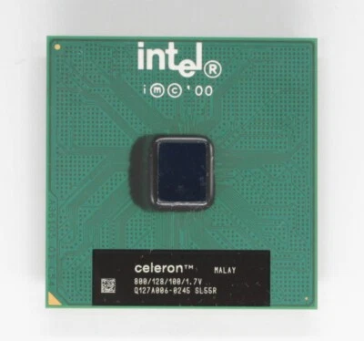 Socket 370 CPU - Intel Celeron 800 - 800Hz - SL55R - Coppermine - TESTED - Image 1 of 2