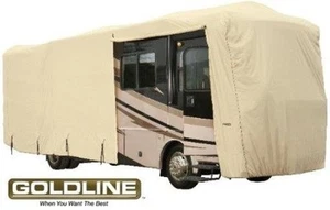 Goldline Premium Class A RV Trailer Cover 34 to 36 foot 34 35 36 Color Tan - Picture 1 of 12