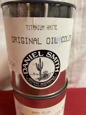 Art Supplies Daniel Smith Oil Paint Color Titanium White 1 Quart - Image 1 of 4