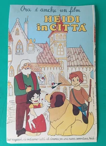 HEIDI IN CITTÀ - Adesivo Vintage - 14,3 x 9,4 cm. - Picture 1 of 6
