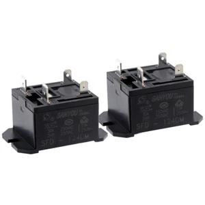 2 Stück Sanyou SFD-124DM HF37F-024-1H 24VDC Leistungsrelais 30A 250VAC 4Pins - Bild 1 von 3