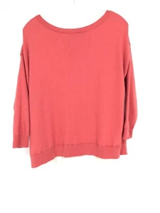 Ann Taylor Shirt Top Blouse Pink White Mock Layer Sweater Shirt Womens M - Picture 1 of 10