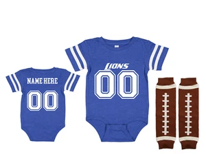 Detroit Lions Personalized Uniform Jersey Gift - Picture 1 of 4