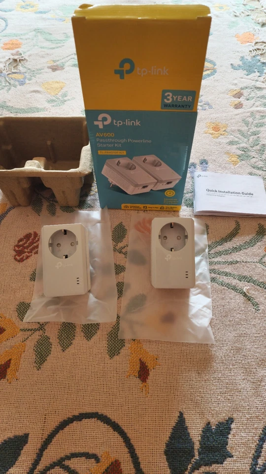 TP-Link TL-PA4010P KIT PLC Powerline Red Eléctrica - Imagen 1 de 1