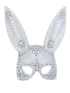Fever Plata Joya Conejito Máscara Sexy Conejito Halloween Accesorio de Disfraz - Imagen 1 de 1