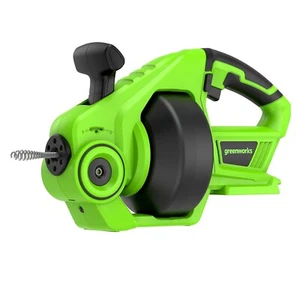 Greenworks 24V Auto Drain Auger 23Ft Plumbing Snake, Suitable for 3/4"-2" Pipe - Picture 1 of 6