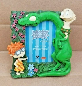 Vintage Nickelodeon Rugrats 3.5" x 5" Resin Photo Picture Frame Tommy 2000 - Picture 1 of 7