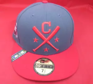 Cleveland Indians 2019 All Star Work Out Cap New Era 59Fifty Fitted 7 1/2 - Picture 1 of 5