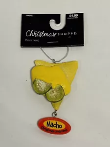 The Christmas Shoppe Nacho Christmas Ornament Chip Jalapeño Decoration NWT - Picture 1 of 5