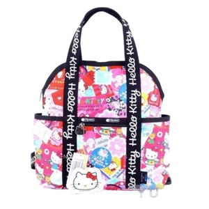 LeSportsac Sanrio Hello Kitty backpack light travel bag Pink from japan - Picture 1 of 7