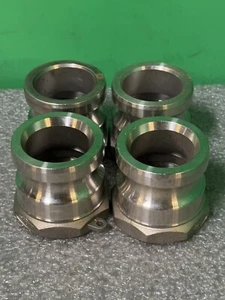 Lot of  PT 20A Quick Coupling Cam Lock Disconnect Adapter 316 Stainless Steel - Picture 1 of 3