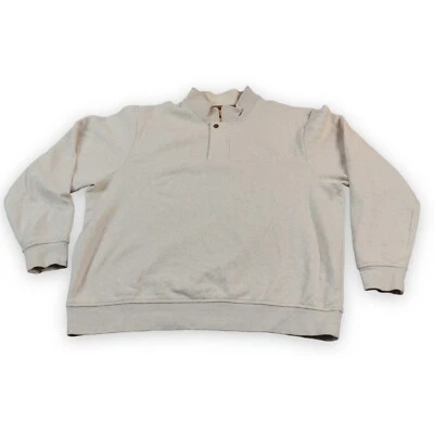 Orvis Sweater Men’s XXL Bone Signature 1/4" ZIP Fly Fishing - Image 1 of 4