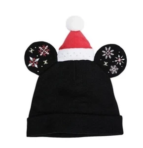 NWT Disney Mickey Mouse Light-Up Knit Holiday Beanie for Adults - Picture 1 of 11