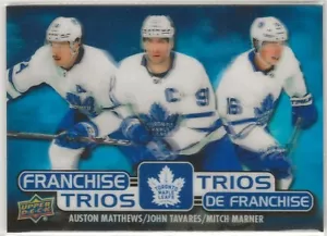 2020-21 Upper Deck Tim Hortons tríos franquicia #T10 Matthews Tavares Marner Leaf - Imagen 1 de 2