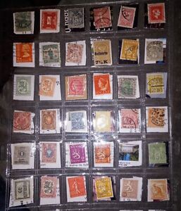 stamps vintage worldwide collection lot 45 Stamps Rare 1867-1947
