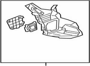 KB8A50340 Mazda Shieldrsplashrb KB8A50340, New Genuine OEM Part - Picture 1 of 1