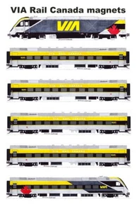 Tren VIA Rail Venture 6 imanes de Andy Fletcher - Imagen 1 de 1