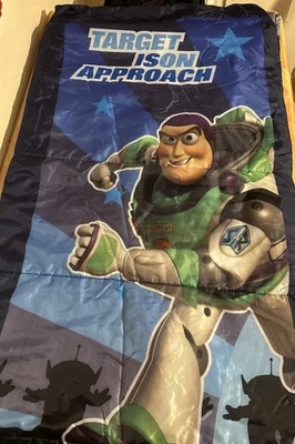 Toy Story, Buzz Lightyear, saco de dormir - camping infantil vintage, tienda de campaña para jugar Foto 1 de 4
