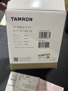 Tamron 70-180mm f/2.8 Di III VC VXD G2 Lens (Sony E) A065 New In Box - Picture 1 of 13