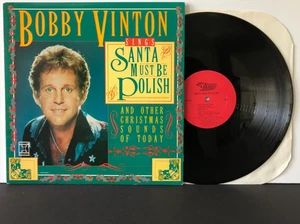 EDGE WARP Bobby Vinton SINGS SANTA MUST BE POLISH 1987 Tapestry Record Christmas - Imagen 1 de 5