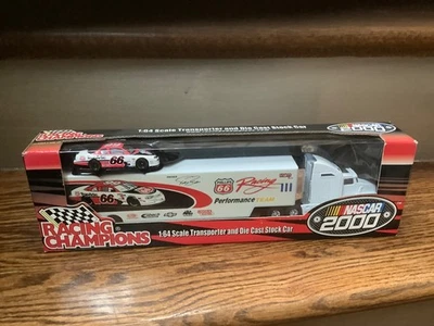 2000 Racing Champions NASCAR #66 Todd Bodine-TropArtic 1:64 Die Cast Transporter - Image 1 of 4