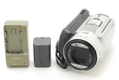 【Near Mint】SONY DCR-SR100 Video Camera Handycam CamCoder Silver From Japan - Image 1 of 4