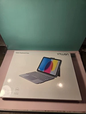 Tablet Keyboard Case S109, Color Blue, Ipad 10th generation compatible.  SEALED! - Image 1 of 4