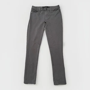 Calvin Klein Jeans Damen Gr. 6 Grau Skinny Legs Hose Dark Wash Mid Rise - Bild 1 von 10