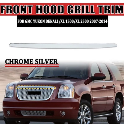 For 2007-2014 GMC YUKON XL 1500 2500 Deanli Front Hood Molding Trim Upper Grille Foto 1 de 4