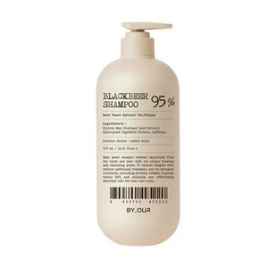 POR:NUESTRO Champú de Levadura de Cerveza Negra 95% Aroma Madera Ámbar 1017 ml / 34,38 oz - Imagen 1 de 2