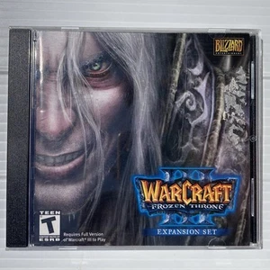 Warcraft 3 Frozen Throne Expansion Set PC Game Manual And CD 2003 - Picture 1 of 3