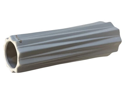 Formano Vase Keramik Zylindrisch Weiß Strukturmuster Modern 25cm Höhe - Bild 1 von 3