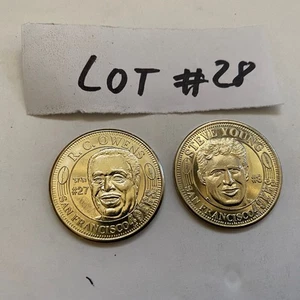 San Francisco 49ers damals und heute 1994-95 Sammlermünzen 2 von 20 Lot #28 - Bild 1 von 5