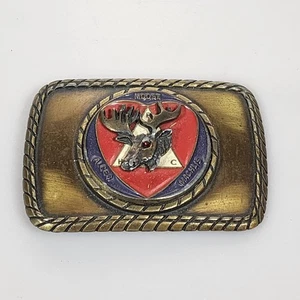 Fibbia per cintura vintage ordine dell'alce fraternità - Foto 1 di 6