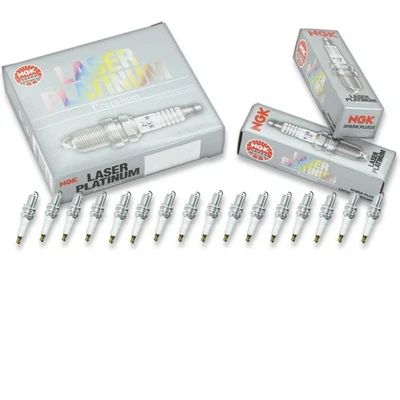 16 pcs NGK Laser Platinum Spark Plugs for 1999-2002 Mercedes-Benz E55 AMG on - Image 1 of 4