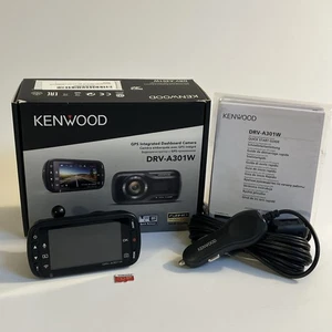 Kenwood DRV-A301W GPS Integrated Dashboard Camera 2.7" Display: Bundle/ No Mount - Picture 1 of 19