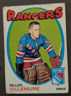 1971-72 Topps Hockey Card #18 - Gilles Villemure - New York Rangers - Image 1 of 2