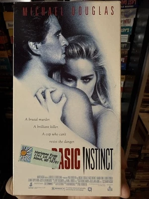 Basic Instinct 1992 VHS Rare Original Release NON RENTAL LIKE NEW  - Image 1 of 4