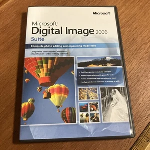 Microsoft Digital Image Suite 2006 PC, 2 Disc Set, photo editing, and Organizing - Picture 1 of 5