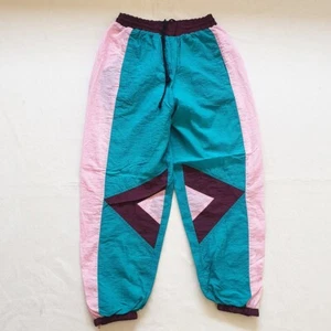 Ellesse Vintage 80s 90s mens retro track pants with laces Zipper Nylon size M - Bild 1 von 6