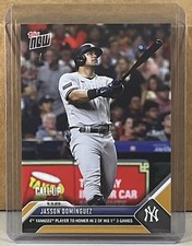 2023 TOPPS NOW #812 JASSON DOMINGUEZ NEW YORK YANKEES CALL-UP Gold Parallel 1/1